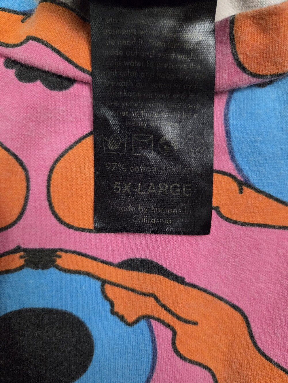 NOOWORKS Psychedelic Eyes Puff Sleeve Top - Picture 3 of 4
